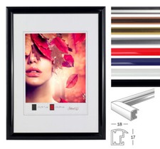 Moderner Bilderrahmen mit echtem Glas für wertvolle Erinnerungen Bilder Foto Rah