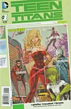 TEEN TITANS #1  FIRST APPEARANCE MANCHESTER BLACK  DC  2014  NICE!!!