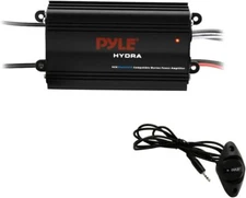 Pyle Auto 4-Channel Marine Amplifier - 200 Watt RMS 4 OHM Full Range Stereo... 