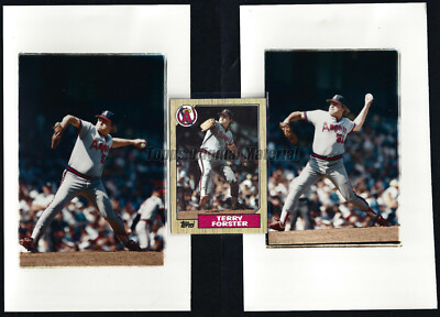 Terry Foster Angels 1987 Topps Original Extra Photos 5x8 Vault Archives PICK