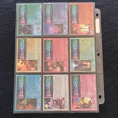 Best of Boris All-Chromium 90 card Base Set + C2, C4, promo, #9 HoloChrome 1994 - Picture 21 of 23