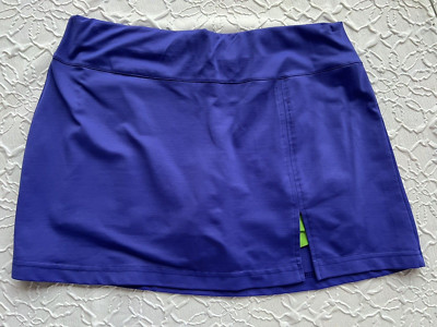 Royal Blue Skort M Peep Green Shorts Tactel Nylon Mini Lilly's Beverly Hills