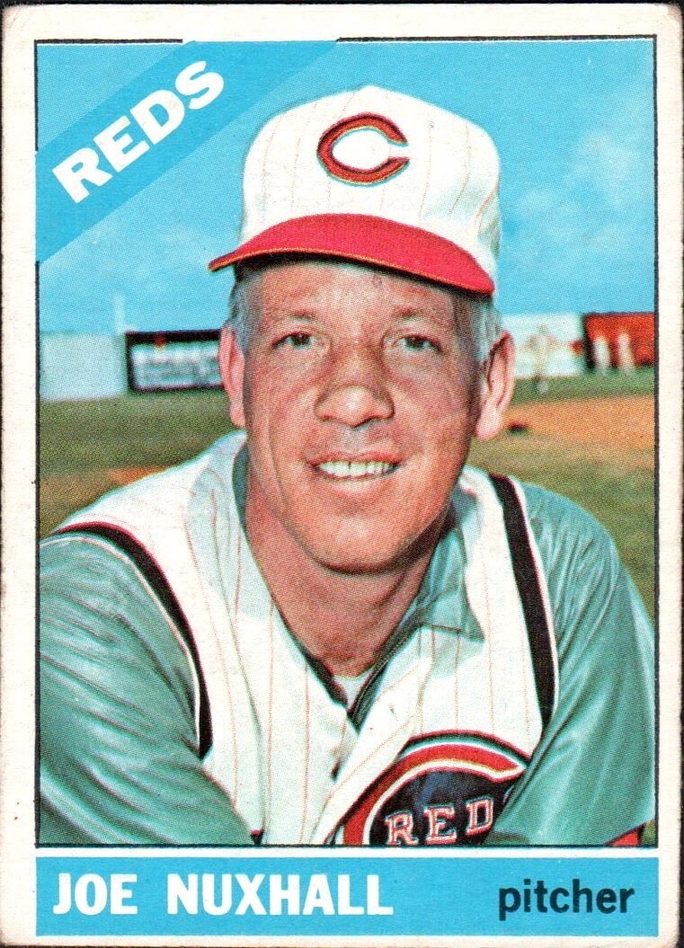 1966 Topps #483 Joe Nuxhall Reds H551