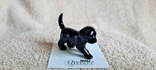 LITTLE CRITTERZ Dog Black Lab Puppy "Shadow" Miniature Figurine New LC802
