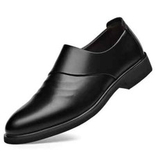 Men Business Dress Loafers Shoes Oxford Breathable Formal Wedding Shoes