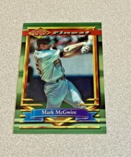 1994 Topps Finest #78 Mark McGwire Oakland A's