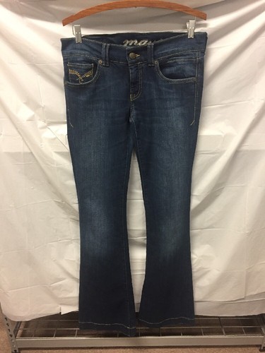 Mavi Womens Blue Jeans Sz 2 (29/38) TALL LOW RIDER