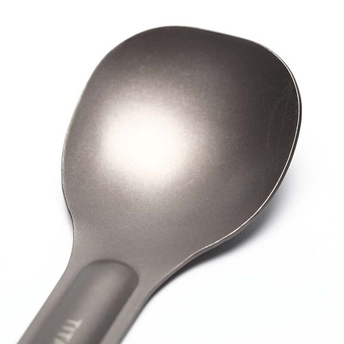 1pc Titanium Spoon Long Handle Spoon Outdoor Camping Tableware B&MG - Picture 5 of 7