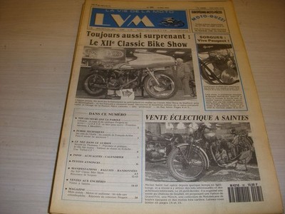 LA VIE DE LA MOTO LVM 095 05.92 TARBOT CZ ALCYON THOMANN MONTLHERY 125 TARBOT