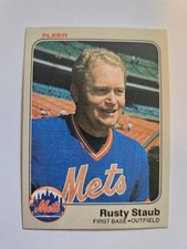 1983 FLEER RUSTY STAUB #555 NM