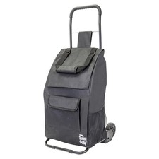 Trolley Dolly Compact with Pockets   Foldable Grocery Cart on Wheels   Multi ...
