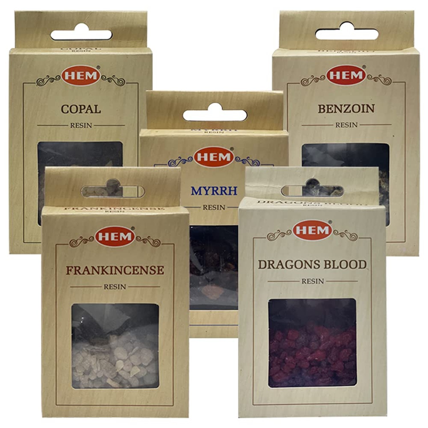 TRUMIRI Dragon's Blood Benzoin Copal Incense Variety Pack (3 Sets of 30g Each)