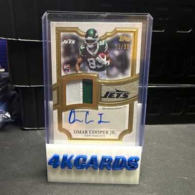 Topps 2026 Flagship Football Omar Cooper Jr. Jets Rookie Patch Auto ARP-OC /99