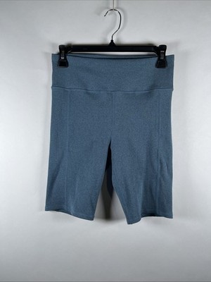 Threads 4 Thought Women's Size M Blue Tessa Ribbed Bike Shorts