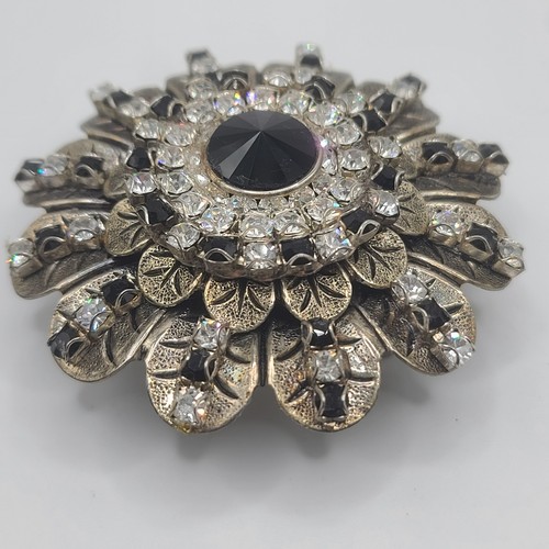 Magentische Brosche Strass RIESIG - Bild 6 von 13