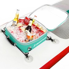 Waterproof PVC Paddleboard Cooler Deck Bag - 12 Can Soft Insulated Cooler for...