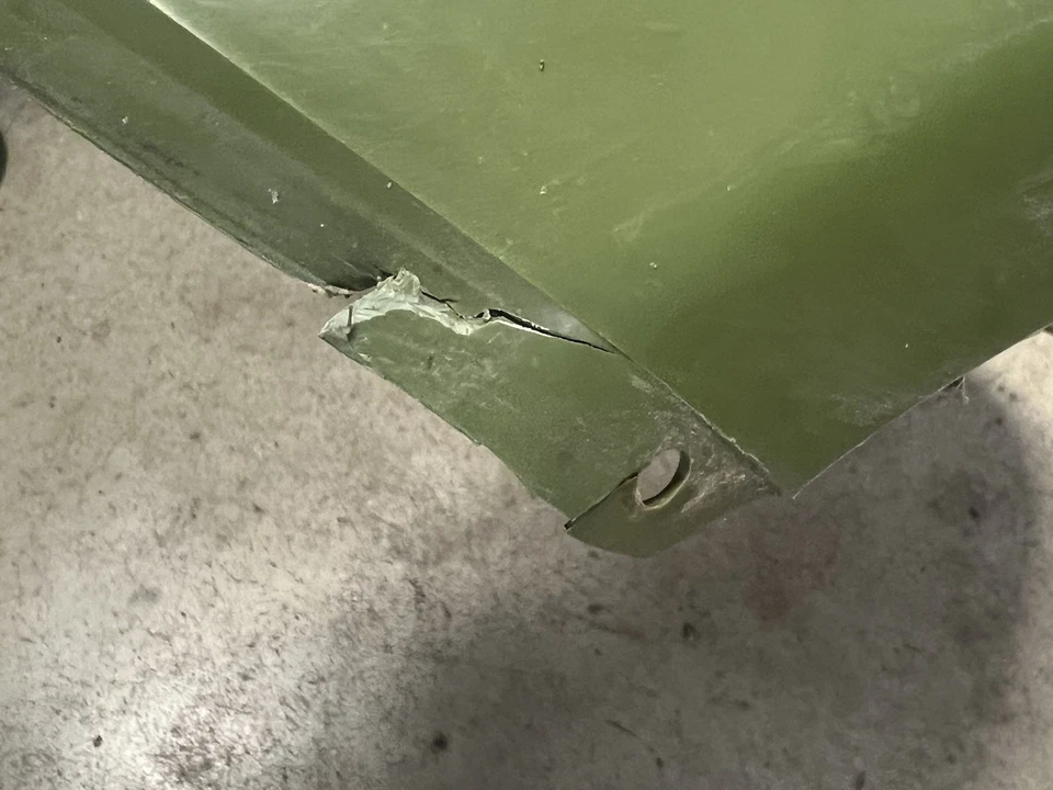 Polaris Sportsman 500 1999 guardabarros trasero verde guardabarros cabina de plástico 2000 1998 Foto 4 de 4