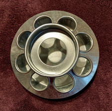 Quart Jar Poultry Galvanized Feeder Base Jar 8 Feeder Openings Water or Feed