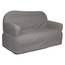 Inflatable Camping Sofa Easy, Durable, Pack Away 140cm x 86cm Grey X 1