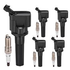 Ignition Coil & Iridium Spark Plug 5 PC Kit F...