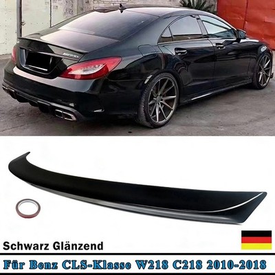 Heckspoiler für Mercedes CLS W218 C218 10-18 Spoiler Lippe Sport Optik Schwarz