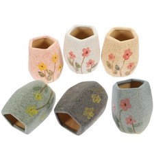  6 Pcs Vasetti Per Fiori Vaso Pianta Grassa Succulento Vasi Piante Grasse