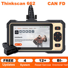 ThinkScan 662 OBD2 Scanner Bi-directional ABS/SRS/EPB/SAS System Diagnostic Tool