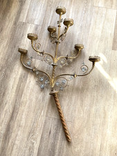 Large Antique Floor Standing Church candle holder, candelabra, Spares or repair