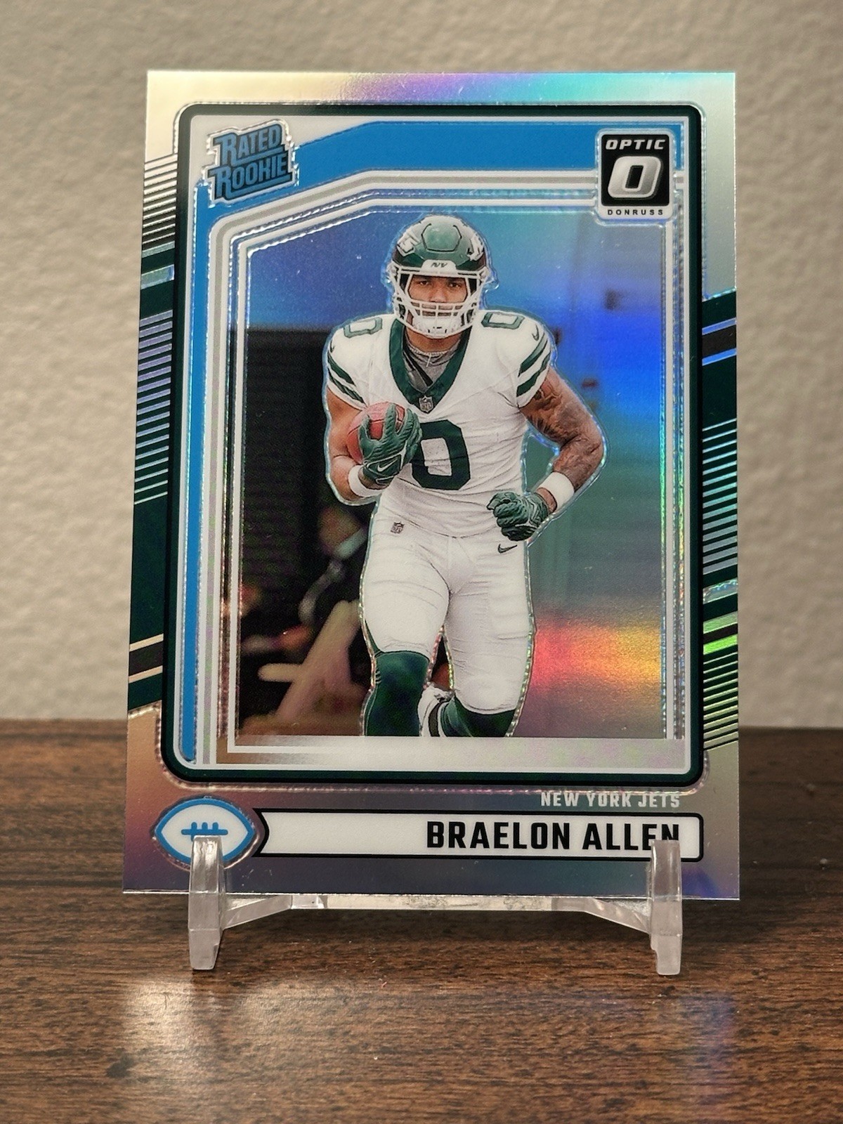 Braelon Allen 2024 Donruss Optic Preview Silver Holo Rated Rookie RC Jets #306