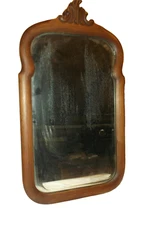 ANTIQUE WALNUT BEVELED  WALL MIRROR Rectangle