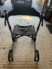 Rollator 4-Wheel Mobility Walker with Seat, Storage, and Brakes