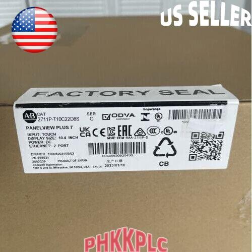 New Factory Sealed AB 2711P-T10C22D8S SER C PanelView Plus 7 Color Touch 10 - Picture 1 of 4