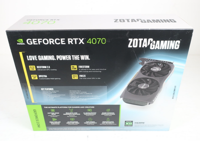 ZOTAC GAMING GeForce RTX 4070 Twin Edge OC 12GB GDDR6X Graphics