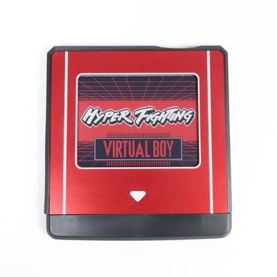 Nintendo Virtual Boy HyperFlash32 eInk Cart - RetroOnyx - BWR Screen!