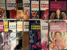 The Power Fantasy Single Issues B-Covers VF+-NM Signed By Letterer