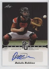 2013 Leaf Perfect Game Showcase Auto Dakota Robbins #A-DR1 Auto