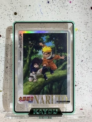 Naruto & Sasuke NRZ07-PTR-015L3 Official Kayou Trading Card NM CCG T4W7