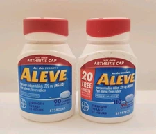 Aleve 220mg Naproxen sodium (NSAID) 200 caplets EXP11/2025-10/2027 Arthritis Cap