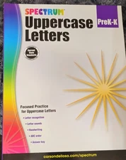 Spectrum - Uppercase Letters, Grades PK - K