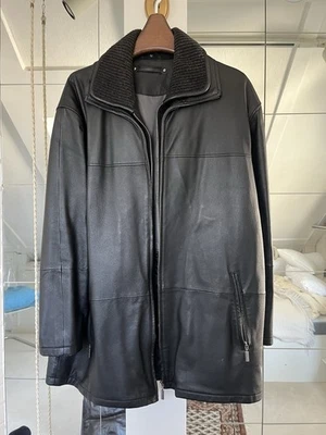 Rover & Lakes Herren Lederjacke Gr.52 (L/XL) Original 90er Top Zustand - Bild 1 von 4