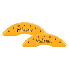 For Cadillac Srx 10-11 Caliper Covers Gloss Yellow Caliper Covers W Cadillac