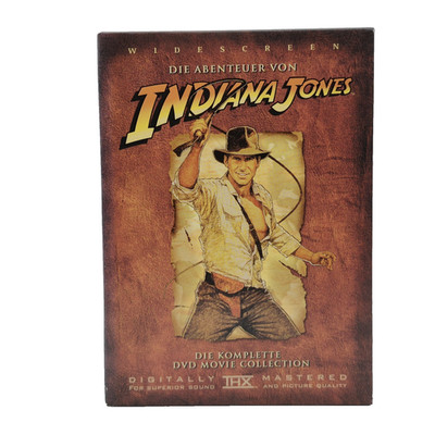 Indiana Jones Box - Die komplette DVD Movie Collection 4 Disc Set - sehr gut
