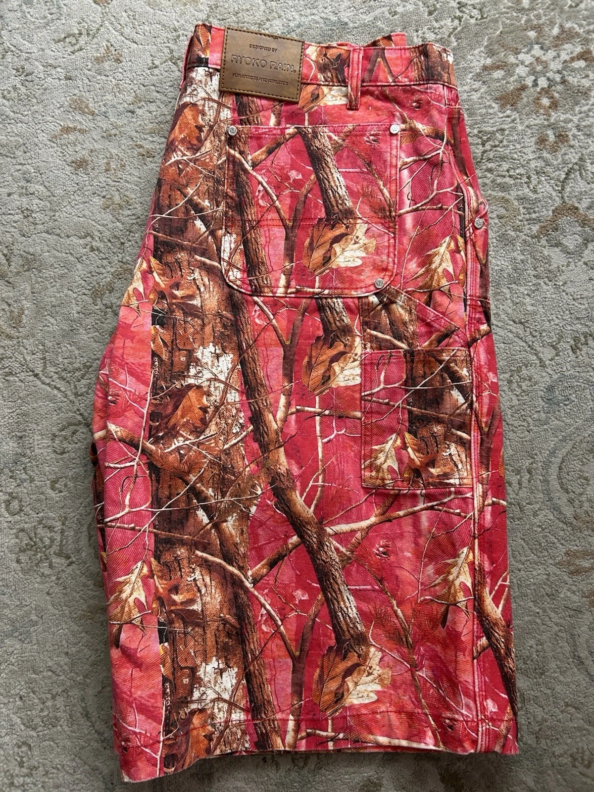 Ryoko Rain Reversible Camo Work Jacket & Shorts Set Men’s Size XXL (38) GREAT - product detail image 7