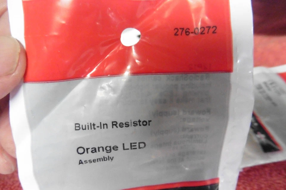 De colección Nuevo Lote de 5 Radio Shack Resister Conjunto Rojo Naranja Verde 276-0272 Foto 4 de 4