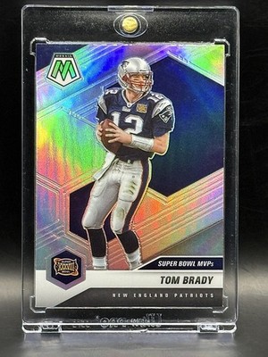 Tom Brady 2021 Panini Mosaic Silver Prizm Parallel 282 New England Patriots