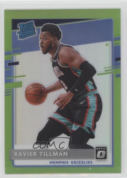 2020 Panini Donruss Optic Rated Rookie Lime Green Prizm /149 Xavier Tillman 1u6