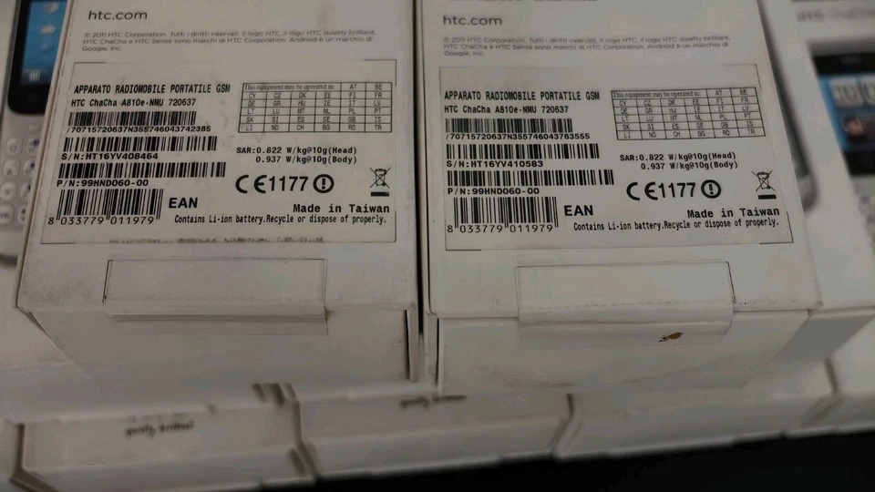 HTC Cha Cha  3G Android Smartphone NEW Super rare white colour - Image 4 of 4