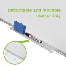 Lavagna Magnetica Laccata Bianca Cancellabile a Secco 60x90 cm