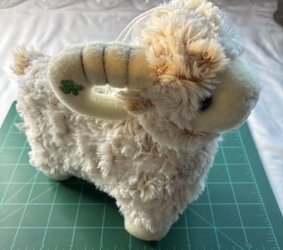 IRISH FARMYARD FRIENDS Ram Sheep with EMBROIDERED SHAMROCK Dublin Ireland 8 