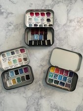 Watercolor Sample Sets Swirls, Shimmers, Galaxy Daniel Smith, Holbein